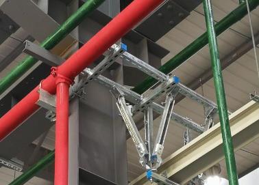五华该抗震支架的整体式支吊架结构协调性好